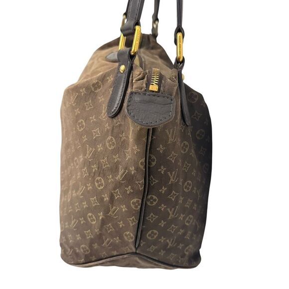 Louis Vuitton Authentic Dark Brown Monogram Idylle Ballade MM Canvas Shoulder To - Picture 14 of 15